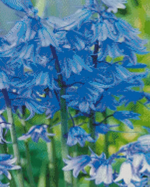 Bluebells Flowering Plants Diamond Painting