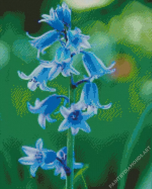 Bluebells Plants Diamond Painting