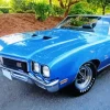 Classic Blue Buick Skylark Diamond Painting