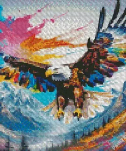 Flying Eagle Diamond Painting