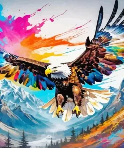 Flying Eagle Diamond Painting