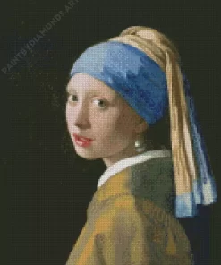 Girl with a Pearl Earring by Johannes Vermeer Diamond Painting