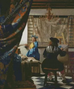 Johannes Vermeer The Art of Painting Diamond Painting