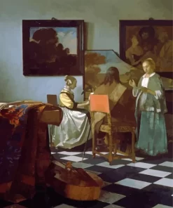 Johannes Vermeer The Concert Diamond Painting