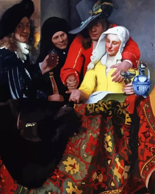 Johannes Vermeer The Procuress Diamond Painting