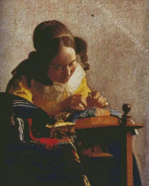 Johannes Vermeer The Lacemaker Diamond Painting