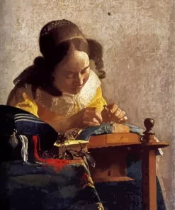 Johannes Vermeer The Lacemaker Diamond Painting