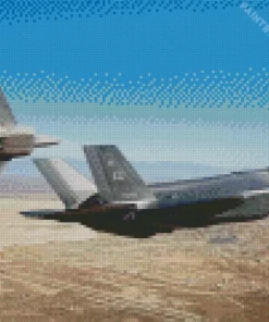 Lockheed Martin F22 Diamond Painting