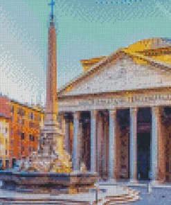 Pantheon Rome Diamond Painting