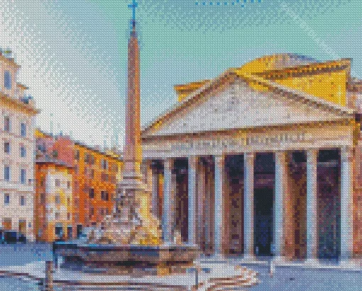 Pantheon Rome Diamond Painting