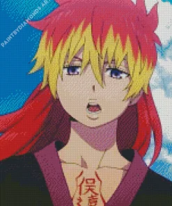 Shura Blue Exorcist Female Character Diamond Painting