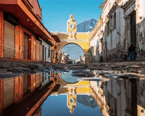 Antigua Guatemala Diamond Painting