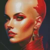 Bald Woman Diamond Painting