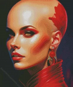 Bald Woman Diamond Painting