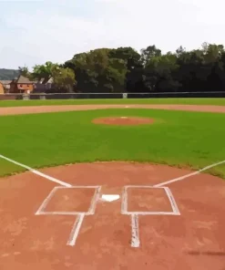 Baseball Field Diamond Painting