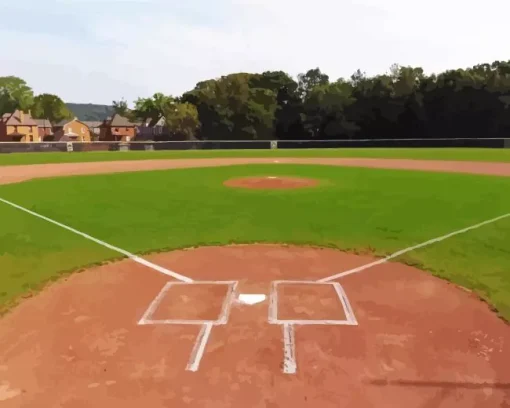 Baseball Field Diamond Painting