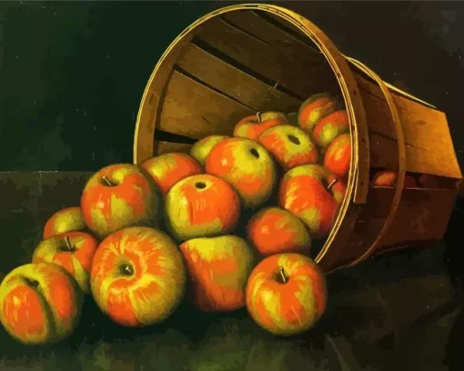 Basket Of Apples Diamond Painting