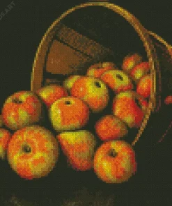 Basket Of Apples Diamond Painting