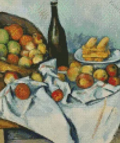 Basket Of Apples By Paul Cezanne Diamond Painting