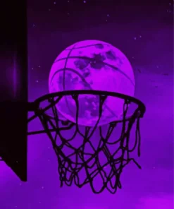 Basketball Moon Diamond Painting