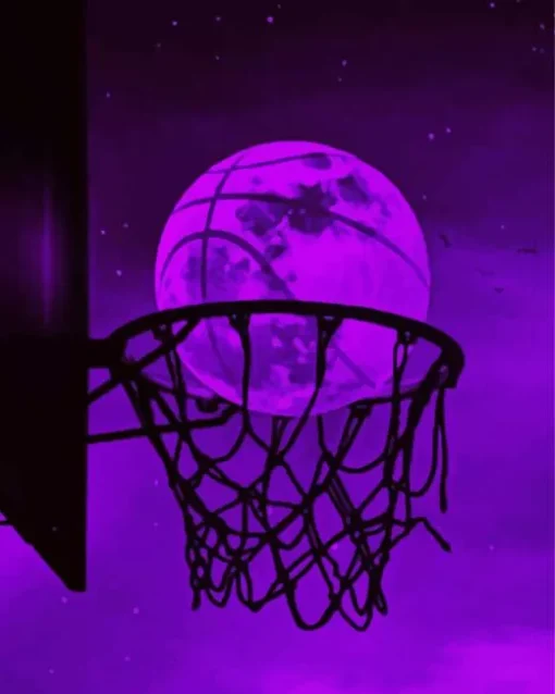 Basketball Moon Diamond Painting