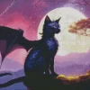 Bat And Cat Diamond Painting