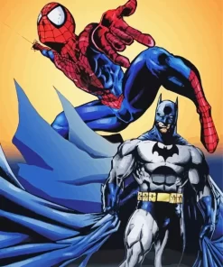 Batman And Deadpool Diamond Painting