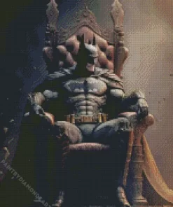 Batman On A Throne Diamond Painting