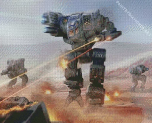 Battletech Video Game Diamond Painting