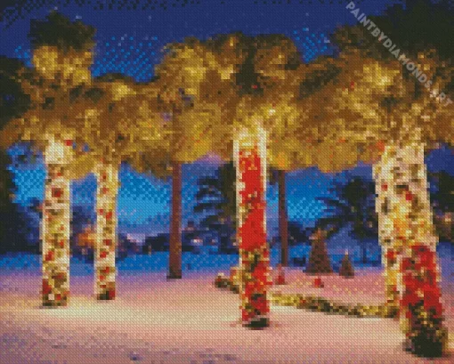 Beach Christmas Diamond Painting