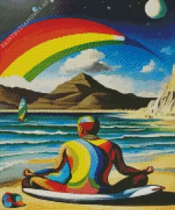 Beach Rainbow Diamond Painting