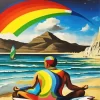 Beach Rainbow Diamond Painting