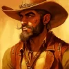 Bearded Cowboy Diamond Painting