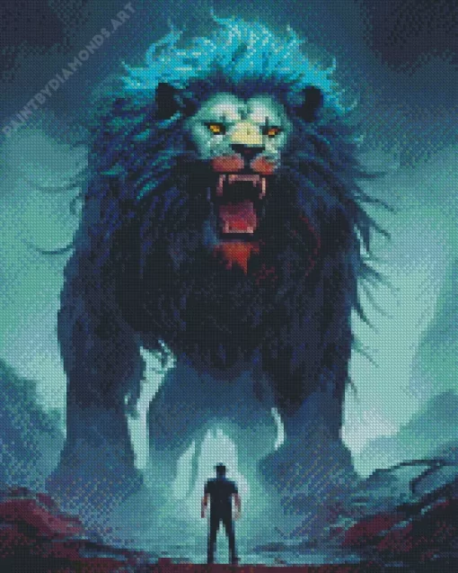 Beast Lion Diamond Painting