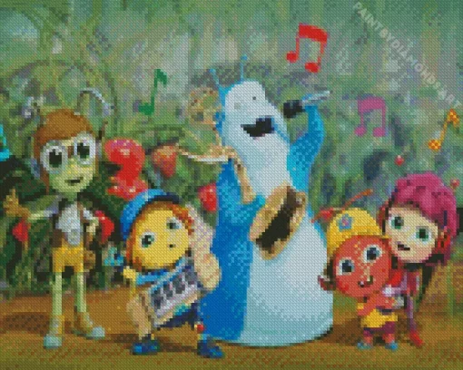 Beat Bugs Animated Serie Diamond Painting