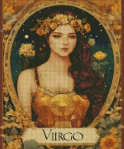 Beautiful Virgo Diamond Painting