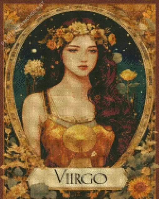 Beautiful Virgo Diamond Painting