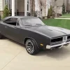 Black 1969 Charger Diamond Painting