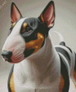 Black And Brown Bull Terrier Diamond Painting