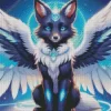 Black Fox Diamond Painting