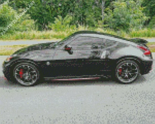 Black Nissan 370z Diamond Painting