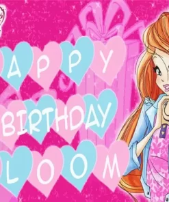 Bloom Winx Birthday Diamond Painting