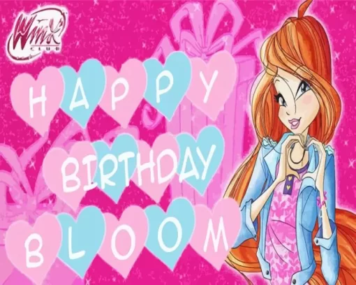 Bloom Winx Birthday Diamond Painting