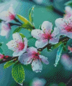 Blossom Flowers Branch Diamond Painting