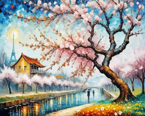 Blossom Tree Art Diamond Painting