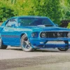 Blue 1960 Ford Mustang Diamond Painting