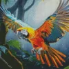 Blue And Gold Macaw Bird Diamond Painting