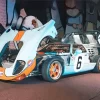 Blue And Orange GT40 Car Diamond Painting