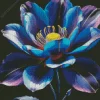 Blue And Purple Lotus Flower Diamond Painting