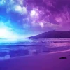 Blue And Purple Sunset Diamond Painting